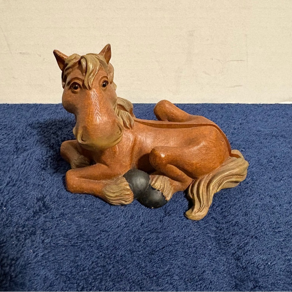 VTG Montana Silver Smiths Elmer Horse Figurine by Phyllis Driscoll Laying Down